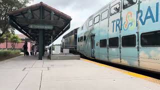 Deerfield Beach Railfanning with FECRF including Amtrak 164 on P092 11524 [upl. by Enirroc]