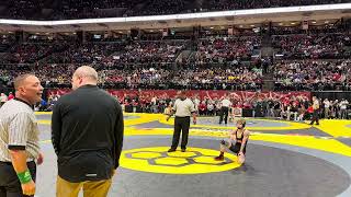 D1SF 113lbs Rylan Seacrist Brecksville vs Ethan Timar St Edward [upl. by Roddie]