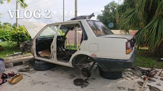 MyVlog2  Toyota Corolla EE80 Buying and Disassembling Diary [upl. by Zelikow]