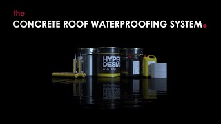 Concrete roof waterproofing System based on HYPERDESMO® [upl. by Airetak]