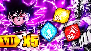 5x ZENKAI BUFFED LVL 99 ULTRA TURLES IS THE NEW BEST UNIT IN THE GAME Dragon Ball Legends [upl. by Zelikow]