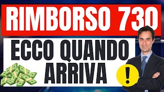 RIMBORSO 730 QUANDO ECCO LE PRIME DATE IMPORTANTI PER OTTENERE IL RIMBORSO IN BUSTA PAGA O PENSIONE [upl. by Anaitit]