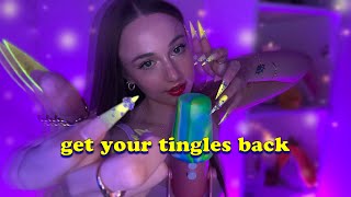 CLICK to get your TINGLES BACK ☆💫 unpredictable  delayed ASMR to CURE ur tingle immunity ☆💫😴 [upl. by Lentha810]