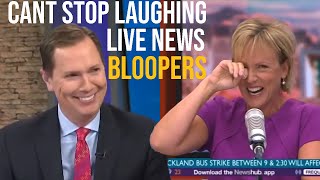 News Reporters Cant Stop Laughing Bloopers [upl. by Wassyngton]