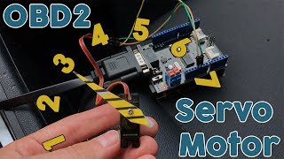 Meraklısına Servo Motor İle Devir Saati Yapıyoruz OBD2  Arduino  CAN Bus Shield [upl. by Firman]