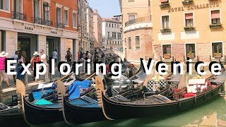 Exploring Venice Gondola Rides and Rooftop Bars  ITALY VLOG 2 [upl. by Rumilly]