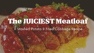 THE BEST MEATLOAF EVER  FULL DINNER OLDSCHOOL RECIPE TUTORIAL [upl. by Htebyram]