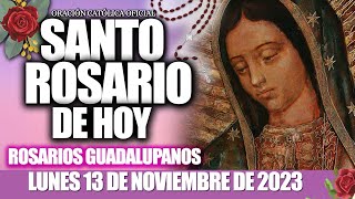 EL SANTO ROSARIO DE HOY LUNES 13 DE NOVIEMBRE DE 2023🌷🌺MISTERIOS GOZOSOSROSARIOS GUADALUPANOS [upl. by Rabbi]