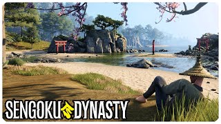 DAY TWO  Sengoku Dynasty 10 Update is FINALLY HERE  A New Feudal Japan Survival Game [upl. by Acinhoj105]