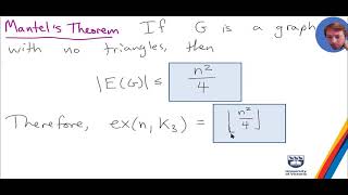 Mantels Theorem MATH 492529 Extremal Combinatorics University of Victoria [upl. by Madi49]