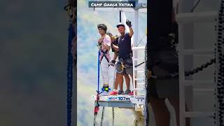 Rishikesh bungee jumping price 2024 💔💔shorts viralvideo youtubeshorts trending rishikesh [upl. by Myles]