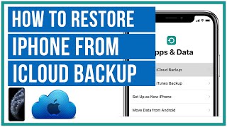 How To Restore iPhone From An iCloud Backup  Full Tutorial [upl. by Casandra561]