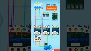 quotStarDelta Starter Control amp Power Diagram Explained in 1 Minute ⚡😍 electrical shorts trending [upl. by Zoarah]