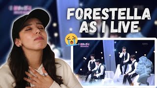 quotAS I LIVE Forestella REACTION Immortal Songs 2  FIRST TIME REACTION [upl. by Chap]