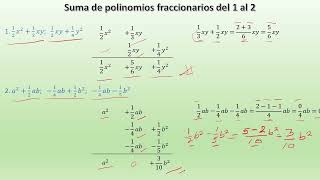 Ejercicio 18 Algebra de Baldor Suma algebraica polinomios con términos fraccionarios solucionado [upl. by Lyon]