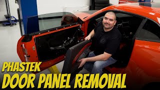 How To Remove A Chevrolet Camaro Interior Door Panel  Phastek [upl. by Tamis]