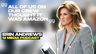 Erin Andrews Opens Up About Troy Aikman And Joe Buck Leaving FOX  SI Media Podcast [upl. by Aihsinat]