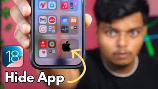 iOs 18 App Hide in iPhone  How to Hide App in iPhone  Hindi [upl. by Ellezig757]