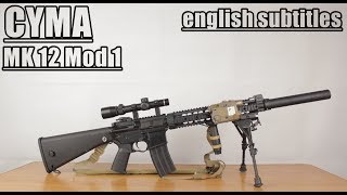 Обзор CYMA MK12 Mod1 Страйкбольная винтовка SPR [upl. by Churchill]