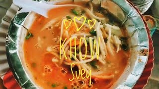 Special Veg Burmese Khow Suey in Surat  Khao Soi Recipe  Noodles in Curry  Street Food Of India [upl. by Fermin]