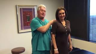 Houston Chiropractor Dr Gregory Johnson Helps Patient Grow Taller With INSANE quotRing Dingerquot [upl. by Essyla]