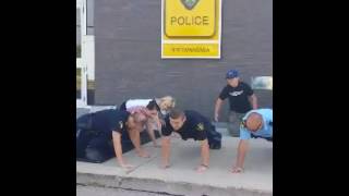 Nottawasaga OPP does the 22 Push Up Challenge for PTSD [upl. by Funda]