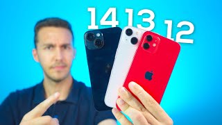 iPhone 12 vs 13 vs 14 en 2024 ¿Cuál comprar 🔥 No te equivoques [upl. by Ahsauqram478]