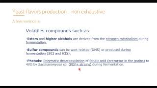 Webinar  Adjusting Fermentation Variables to Influence Yeast Flavor Expression Fermentis [upl. by Yob]