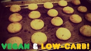 Vegan LowCarb HighProtein Peanut Butter Cookies Recipe  Cory McCarthy [upl. by Gil]