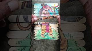 Bajrang bali ji ki cute painting art shorts hnuman drawing [upl. by Sura339]