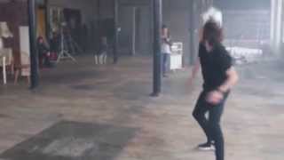 Former Freestyle World Champion John Farnworth  Football Keepy Uppy Skills [upl. by Dorelle407]