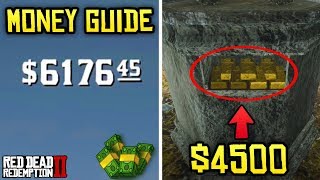 Red Dead Redemption 2  MONEY GUIDE How to Get 4500 EASY  Best Ways to Make Money [upl. by Shea]