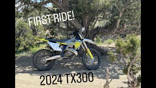 2024 Husqvarna TX300 First Ride [upl. by Britt]