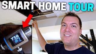 Smart Home Tour with CRAZY sensors you’ve never seen 😱 [upl. by Aissyla]