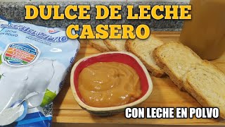 Cómo hacer dulce de leche CASERO con leche en polvo [upl. by Ime957]