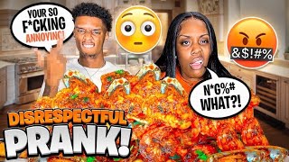 DISRESPECTFUL MUKPRANK ON MOTHERS DAY🤣 KING CRAB MUKBANG SHE HIT ME  StephAndTasha  JUANaEAT 2 [upl. by Lein]