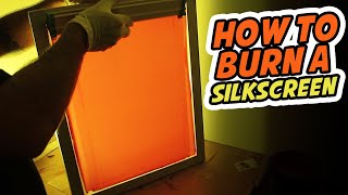 DIY How To Burn A SilkScreen [upl. by Ened633]