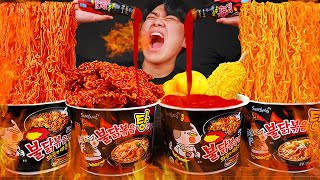 ASMR MUKBANG 불닭볶음면 amp 치즈 핫도그 amp 양념 치킨먹방 FIRE Noodle amp FRIED CHICKEN amp CHEESE HOT DOG EATING SOUND [upl. by Yezdnil449]