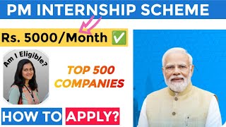 PM Internship Scheme 2024  How to Apply Online  PM Internship Yojana Kya hai  Get Monthly 5000 rs [upl. by Dory]