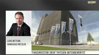 ThyssenKrupp Kapitalerhöhung nicht vom Tisch [upl. by Akcirahs440]