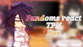 《Fandoms react》 ●The promised Neverland  TPN  Ray● [upl. by Atiseret]