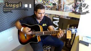 Violão Tagima Kansas  12 Cordas🎸  Fast Review  Por Lucas Barros [upl. by Ilrahc]