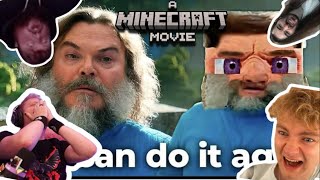 Youtubers React to Minecraft Movie ft Philza Penguin0 amp More [upl. by Drue]