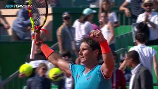 Rafael Nadal claycourt magic vs Bautista Agut  MonteCarlo 2019 [upl. by Aenotna504]