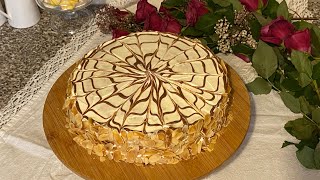 Торт Эстерхази или Миндальный торт ИКЕА 🍰Esterhazy Cake or IKEA Almond Cake 🍰 [upl. by Nepsa]