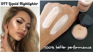 How to make liquid highlighter  illuminator at home [upl. by Ahsotan333]