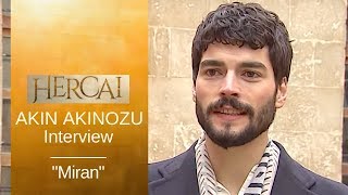 Hercai ❖ Akin Akinozu ❖ Interview ❖ quotMiranquot ❖ English ❖ 2019 ❖ English ❖ 2019 [upl. by Inanaup]