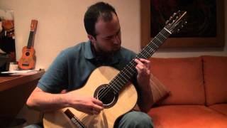 Prelude in Dminor BWV 999 JS Bach  Classical Guitar [upl. by Kimitri]