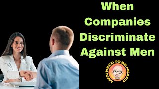 What To Do When You See Discrimination Against Men In The Workplace [upl. by Verne]