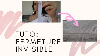 Tuto fermeture invisible [upl. by Dj]